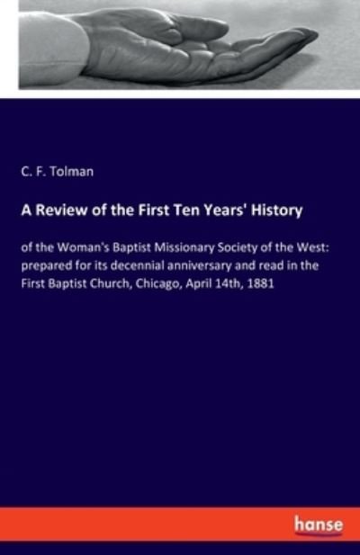 Cover for Tolman · A Review of the First Ten Years' (Book) (2020)