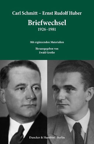 Carl Schmitt-Ernst Rudolf Hub - Schmitt - Libros -  - 9783428141708 - 11 de noviembre de 2014