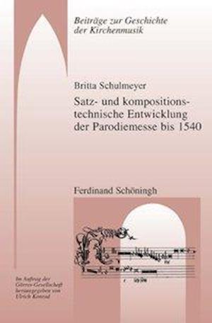 Cover for Schulmeyer · Satz- und kompositionstechni (Book) (2017)