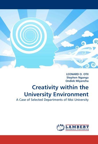 Cover for Ondiek Miyancha · Creativity Within the University Environment: a Case of Selected Departments of Moi University (Taschenbuch) (2011)