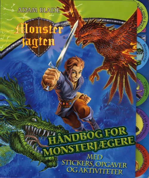 Cover for Adam Blade · Håndbog for Monsterjægere (Indbundet Bog) [1. udgave] [Indbundet] (2011)