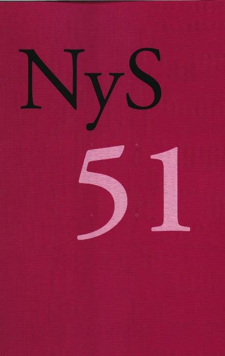 Cover for NyS. Nydanske Sprogstudier: NyS 51 (Sewn Spine Book) [1. wydanie] (2016)