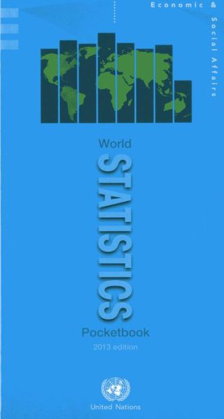 Cover for United Nations: Department of Economic and Social Affairs: Statistics Division · World statistics pocketbook 2013 - Series V (Paperback Book) (2013)