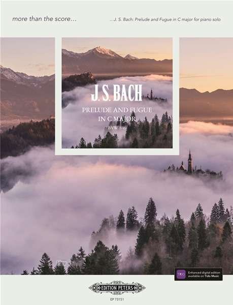Cover for Bach · Bach Prelude &amp; Fugue in C Major - More Than the Score Piano (Paperback Bog) (2022)