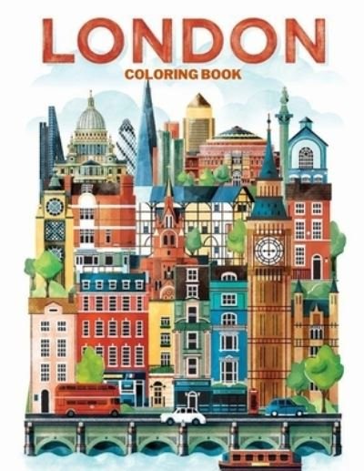 Cover for Thomas Alpha · London Coloring Book: Travel Coloring Book, Color Your Way to Calm (Pocketbok) (2021)