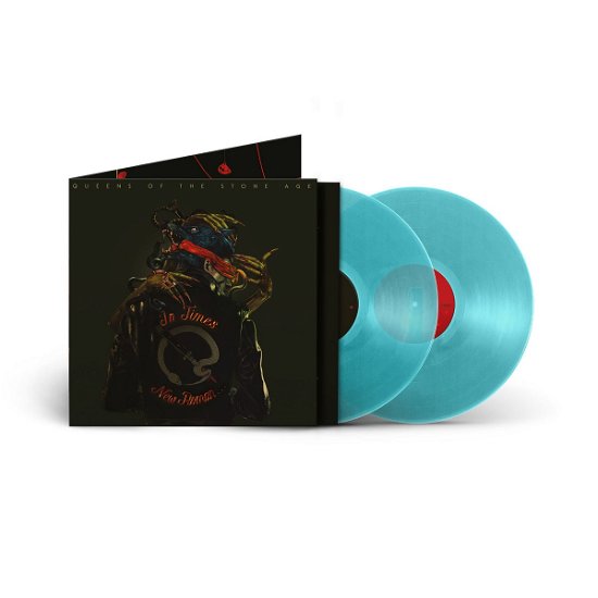 Cover for Queens Of The Stone Age · In Times New Roman (LP) [Limited Clear Blue Vinyl edition] (2023)