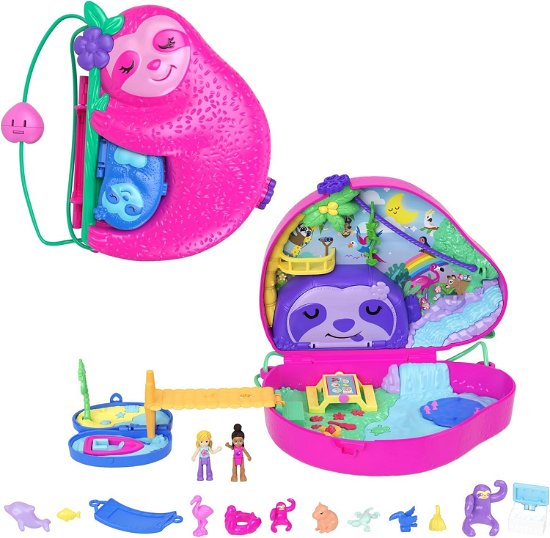 Polly Pocket Sloth Family 2 in 1 Purse Compact - Polly Pocket - Marchandise -  - 0194735173709 - 4 juin 2024