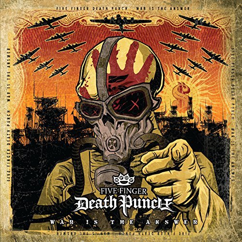 Cover for Five Finger Death Punch · War is the Answer (Beer Coloured Vinyl) (Colv) (LP) [Coloured edition] (2016)