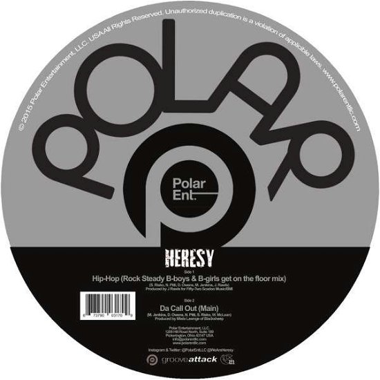 Cover for Heresy · Hip Hop (7&quot;) (2015)