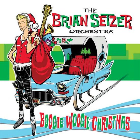 Cover for Brian Setzer Orchestra · Boogie Woogie Christmas (LP) [Coloured edition] (2015)