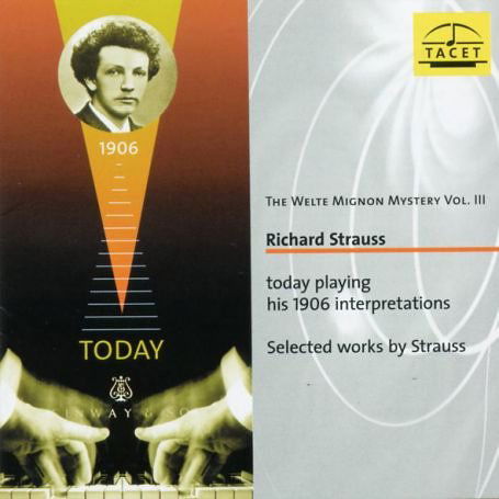 Weltemignon Mystery Vol 3 - Richard Strauss - Musiikki - TACET - 4009850013709 - maanantai 7. lokakuuta 2013