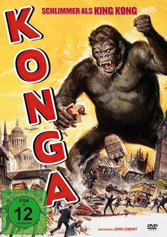 Cover for Gough,michael / Johns,margo / Conrad,jess · Konga - Kinofassung (Digital Remastered) (DVD) (2021)