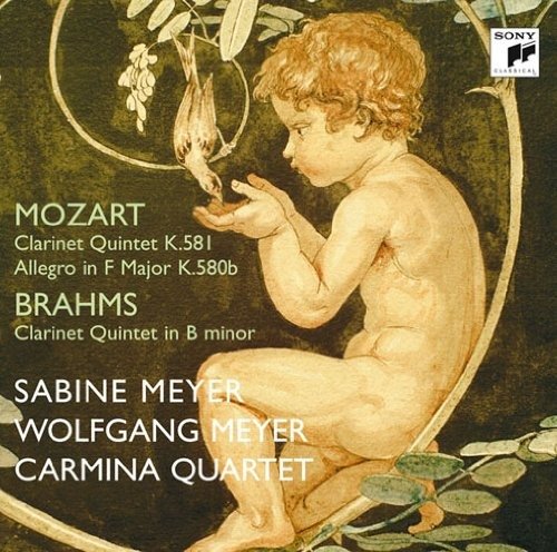Cover for Sabine Meyer · Mozart:clarinet Quintet K.581, Allego F Major. K.580b/brahms:clarinet Qu (CD) [Japan Import edition] (2010)