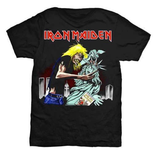 Iron Maiden Unisex T-Shirt: New York - Iron Maiden - Merchandise - ROFF - 5055295373709 - 7. juli 2016