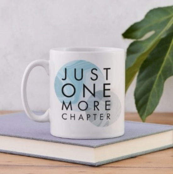 Literary Mug - "Just One More Chapter" - Marble Design (MERCH) (2024)