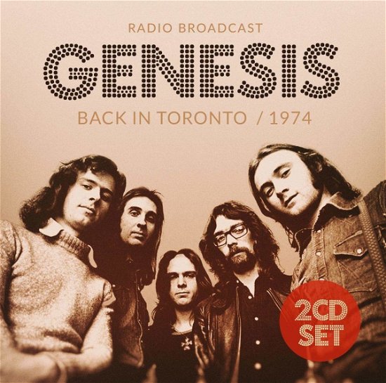 Cover for Genesis · Back in Toronto / 1974 (CD) (2020)