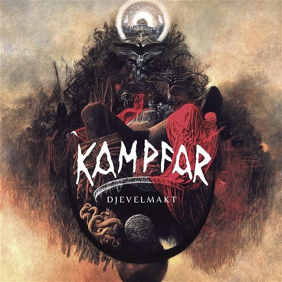 Cover for Kampfar · Djevelmakt (Yellow Vinyl) (LP) [Coloured edition] (2016)
