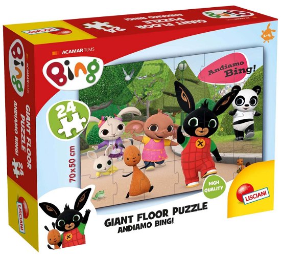 Cover for Bing · Giant Floor Puzzle 24 Pz - Andiamo Bing! (Toys)