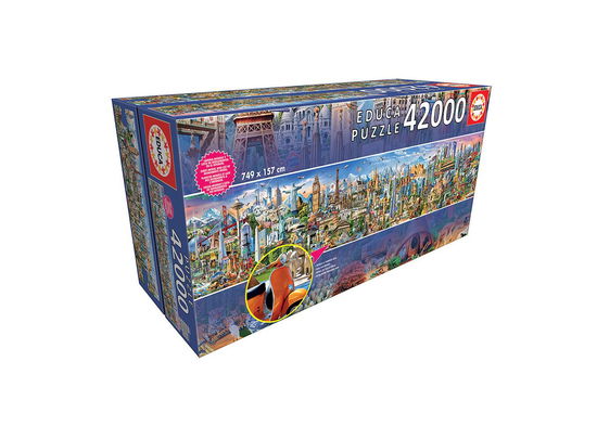 Cover for Educa · Puzzle 42.000 - Around The World (017570) (Spielzeug) (2020)