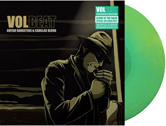 Cover for Volbeat · Guitar Gangsters &amp; Cadillac Blood (LP) [Limited Glow In The Dark Vinyl edition] (2023)