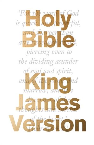 Cover for Collins KJV Bibles · The Bible: King James Version (KJV) (Hardcover Book) (2018)