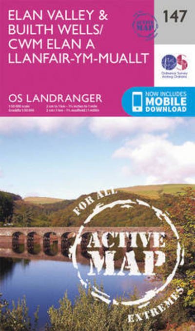 Cover for Ordnance Survey · Elan Valley &amp; Builth Wells - OS Landranger Active Map (Kartor) [February 2016 edition] (2016)