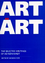 Cover for Ad Reinhardt · Art as Art: The Selected Writings of Ad Reinhardt - Documents of Twentieth-Century Art (Pocketbok) (1991)