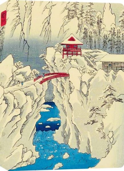 Cover for Tuttle Studio · Hiroshige Snow on Mt Haruna Dotted Hardcover Journal: Blank Notebook with Ribbon Bookmark - Journal (Hardcover bog) (2022)