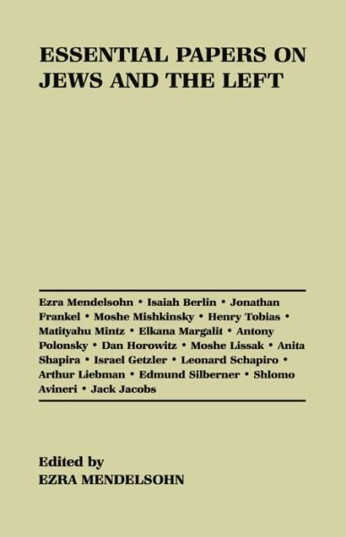 Cover for Ezra Mendelsohn · Essential Papers on Jews and the Left - Essential Papers on Jewish Studies (Inbunden Bok) (1997)