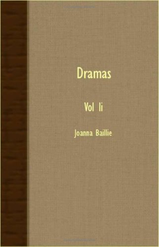 Cover for Joanna Baillie · Dramas - Vol II (Paperback Book) (2007)