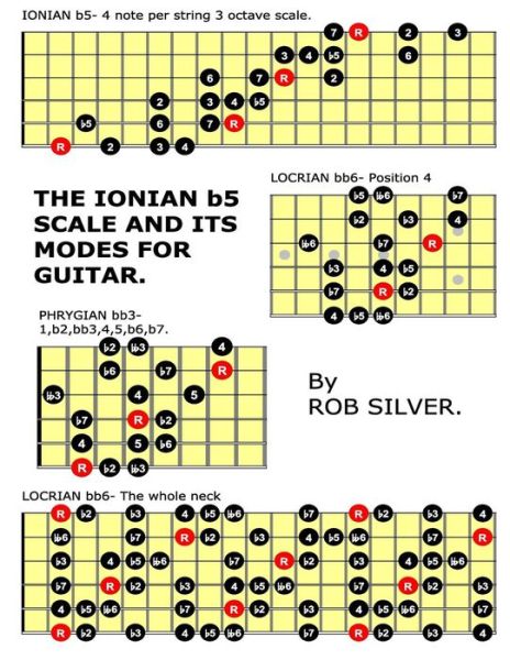 Cover for Rob Silver · The Ionian B5 Scale and Its Modes for Guitar (Pocketbok) (2014)