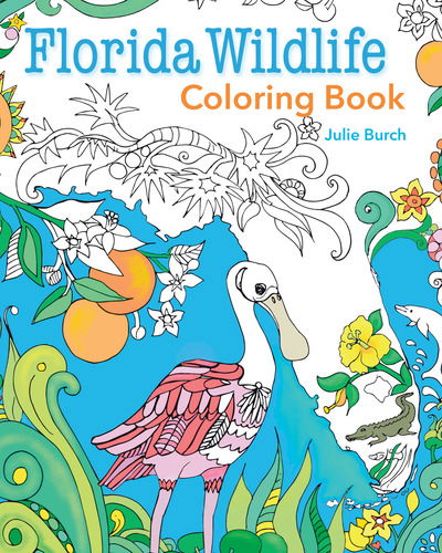 Cover for Florida Wildlife Coloring Book (Paperback Book) (2017)