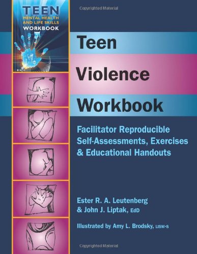 Cover for Ester R. A. Leutenberg · Teen Violence Workbook (Spiral Book) (2013)