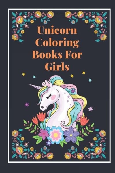 Cover for Masab Coloring Press Hous · Unicorn Mandala Coloring Books For girls (Pocketbok) (2019)