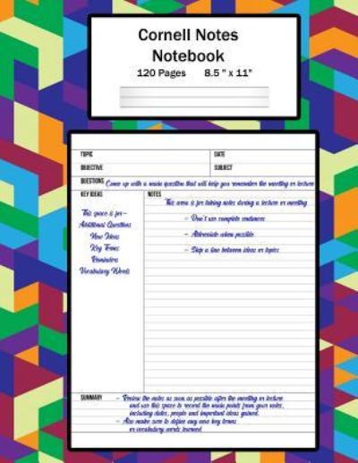 Cover for Cricket Creek Creatives · Cornell Notes Notebook (Paperback Book) (2018)