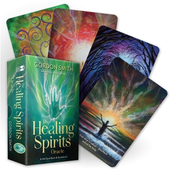 Cover for Gordon, Smith, · The Healing Spirits Oracle: A 48-Card Deck and Guidebook (Flashcards) (2023)
