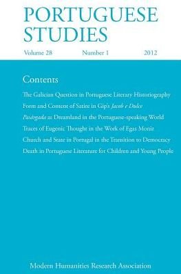 Cover for Vakil Abdoolkarim · Portuguese Studies 28: 1 (Pocketbok) (2012)