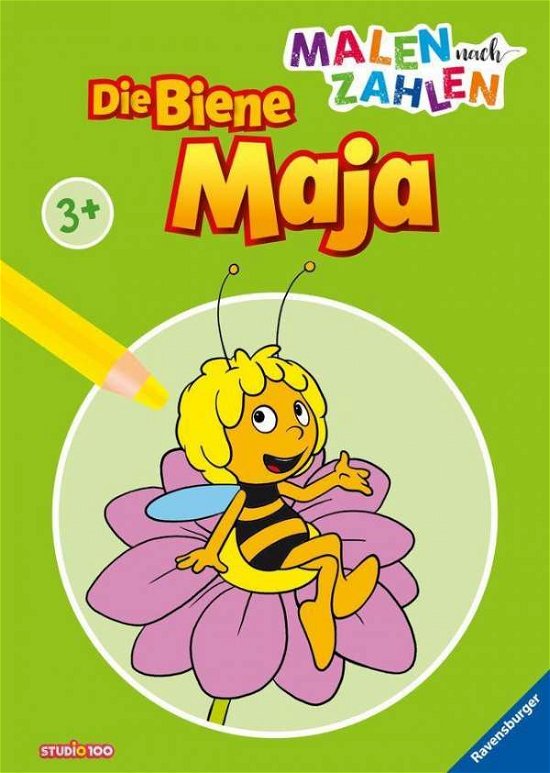 Cover for Katrin Merle · Die Biene Maja: Malen nach Zahlen ab 3 (Paperback Bog) (2022)