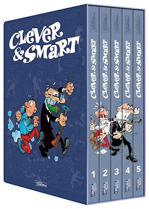 Cover for Francisco Ibáñez · Clever und Smart: CLEVER UND SMART  Der Schuber (Bok) (2022)