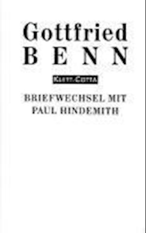 Cover for Gottfried Benn · Briefe.3 Briefw.m.paul Hindem. (Book)