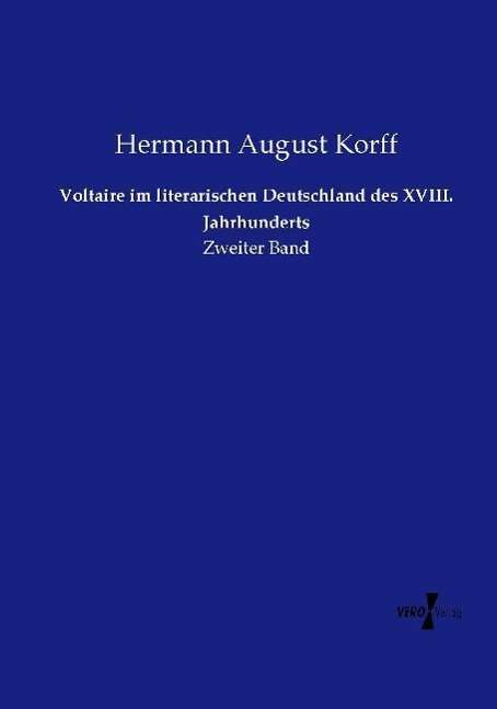 Cover for Korff · Voltaire im literarischen Deutsch (Book) (2021)