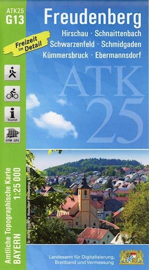 Cover for LDBV Bayern · Freudenberg 1 : 25 000 (Landkart) (2019)