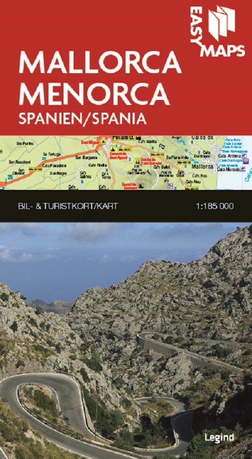 Cover for Legind A/S · Easy Maps - Lande og regioner: Easy Maps - Mallorca og Menorca (Map) [1st edition] (2015)