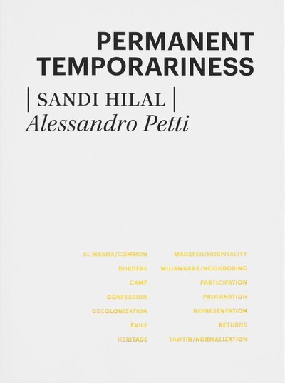 Cover for Sandi Hilal · Permanent Temporariness (Bok) (2019)