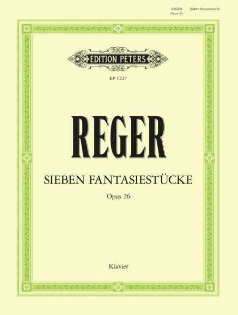 Cover for 7 Fantasy Pieces Op.26 (Sheet music) (2001)