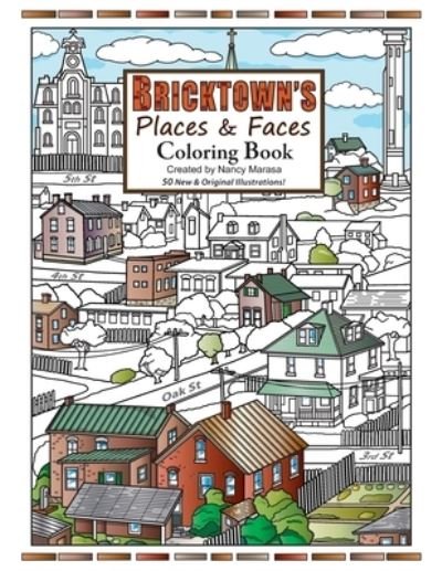 Cover for Nancy Marasa · Bricktown's Places &amp; Faces Coloring Book (Pocketbok) (2020)