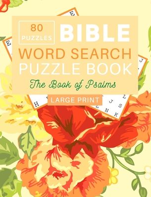 Cover for Adults Fun Puzzles for Adults · Bible Word Search Large Print Puzzle Book: 80 Puzzles: Fun Word Search Brain Exercise Book for Adults (The Book of Psalms) (Paperback Book) (2020)