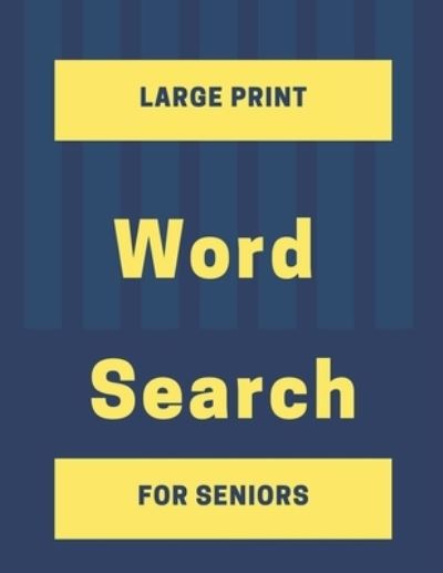 Cover for Marion Cotillard · Large Print Word Search for Seniors (Paperback Book) (2020)