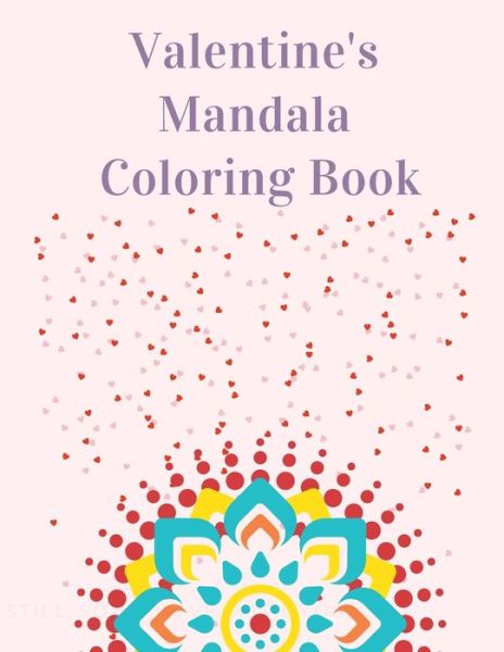 Cover for Natalie Jones · Valentine's Mandala Coloring Book (Paperback Book) (2021)