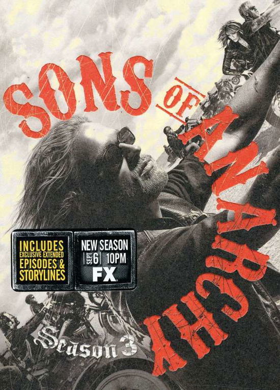 Cover for Sons of Anarchy · Sons of Anarchy-season 3 -4dvd4 (DVD) [Widescreen edition] (2011)